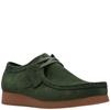 CLARKS MENS SHOE - GREEN SUEDE